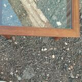 Vintage Scandinavian-style wooden coffee table.