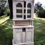 Antique sideboard from a medieval chest