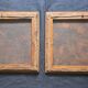 Pair of Impressionist paintings, Oil on canvas 1830, Romantic seascape