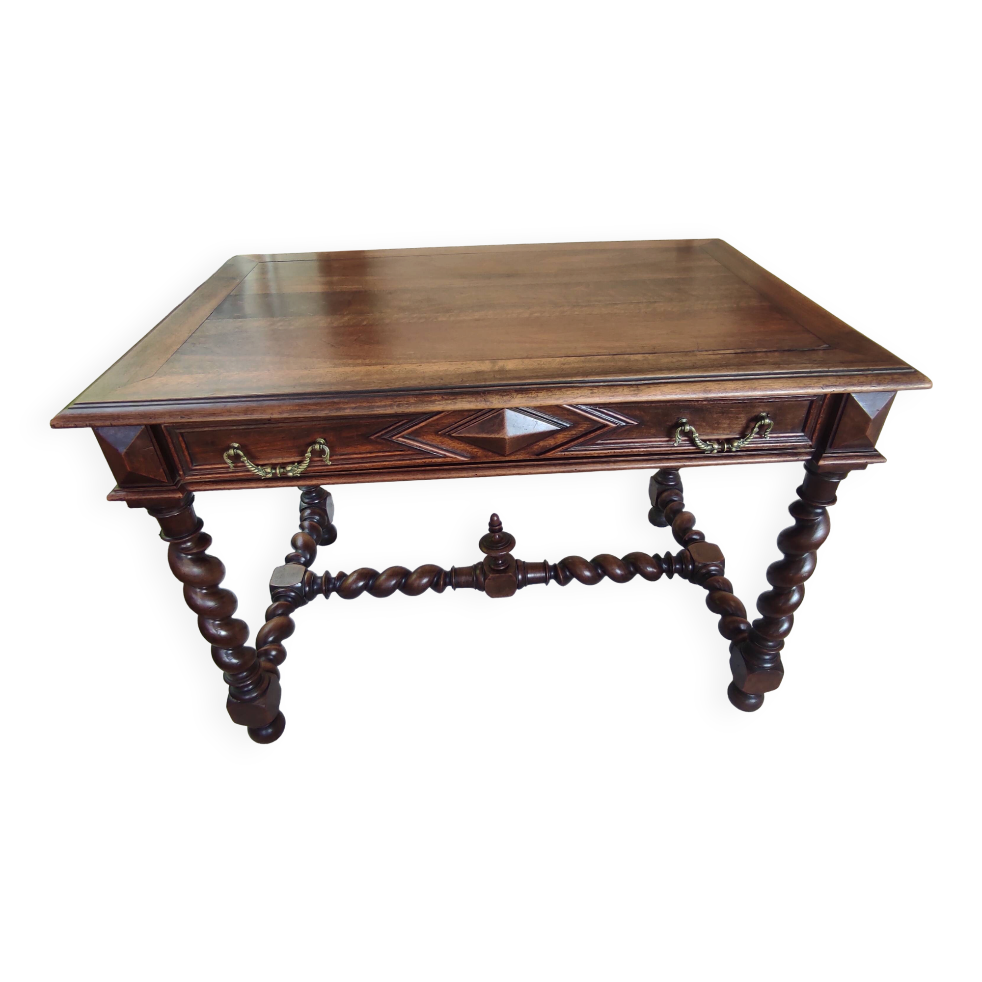 Bureau ancien en bois massif
