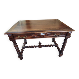 Bureau ancien en bois - massif