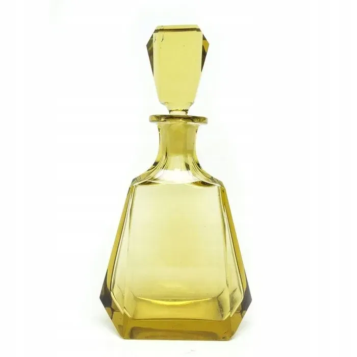 M7B Moser - yellow sensational carafe ART DECO