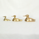 Trio de canards en laiton