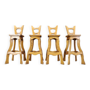 tabourets de bar brutalistes - lot