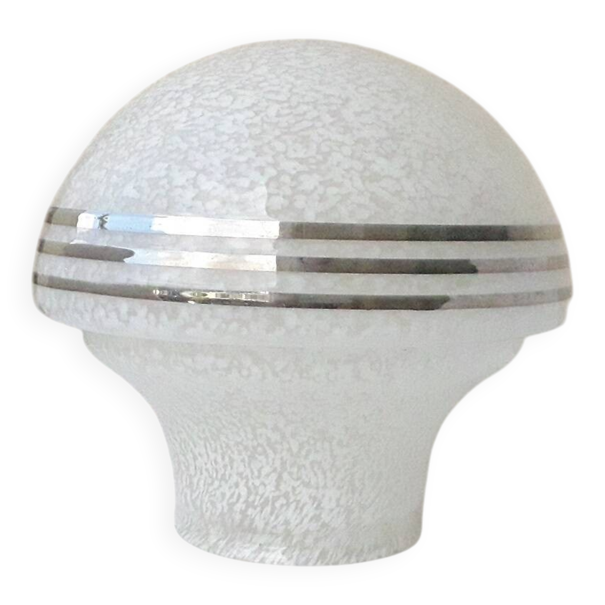 Speckled glass lampshade