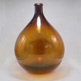 Demijohn in amber glass