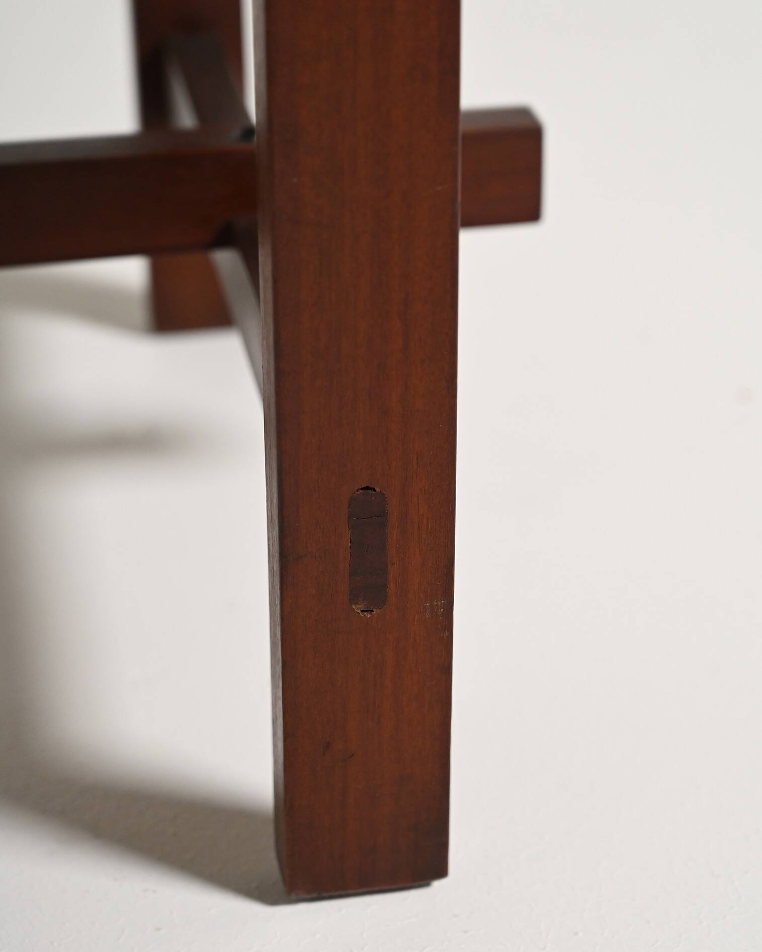 Slat bench in fine wood, 1970s