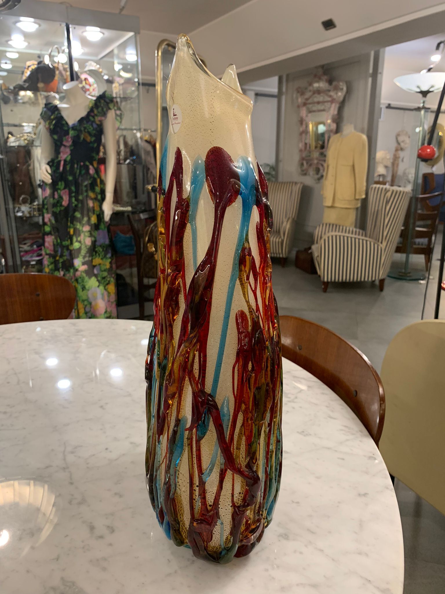 Murano glass sculpture vase Sergio Costantini