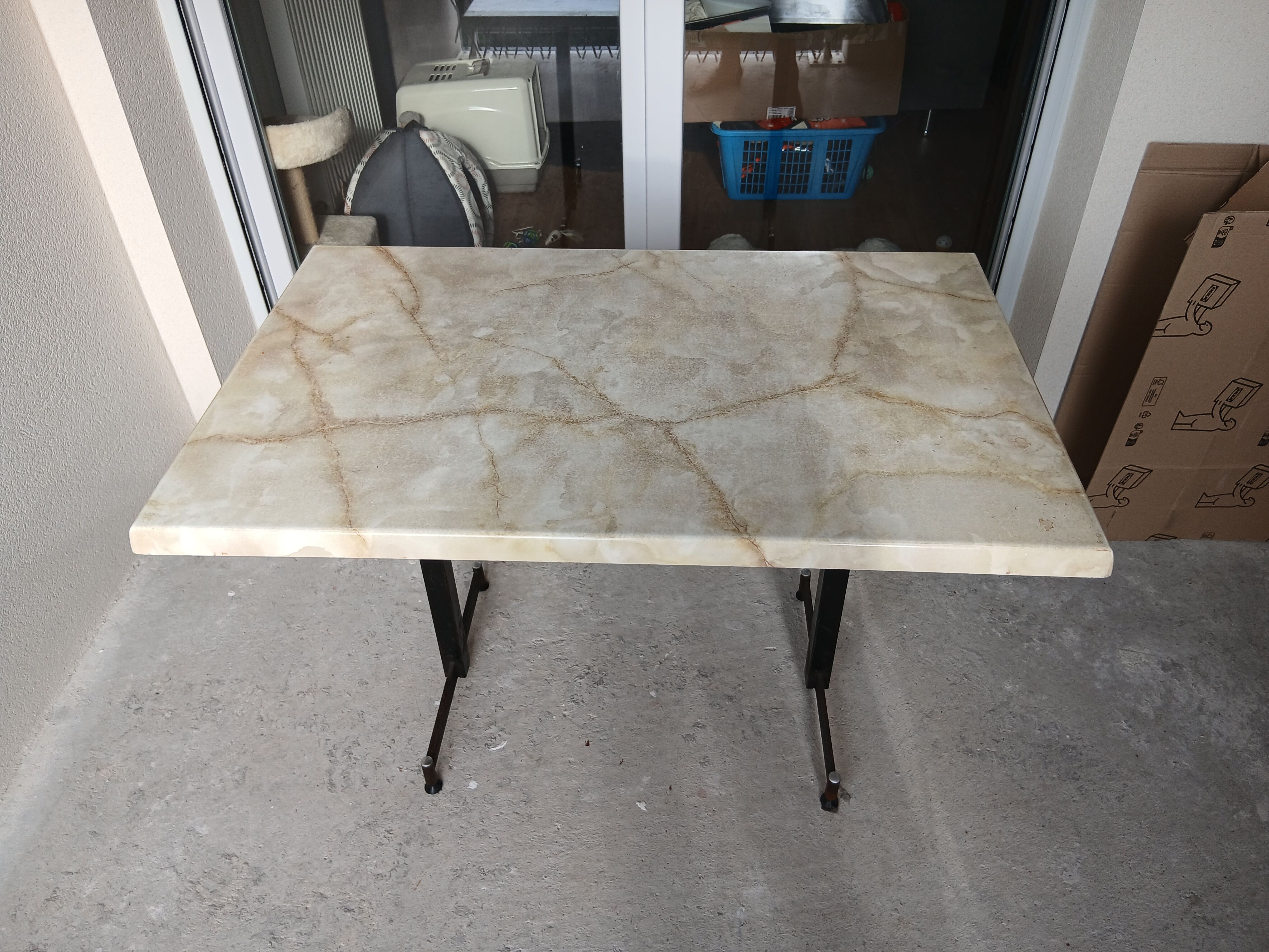 Table de bistro vintage