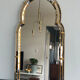 Spanish venetian full length mirror hollywood regency 1980s, 112x59 cm