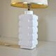 White ceramic table lamp, 1960s