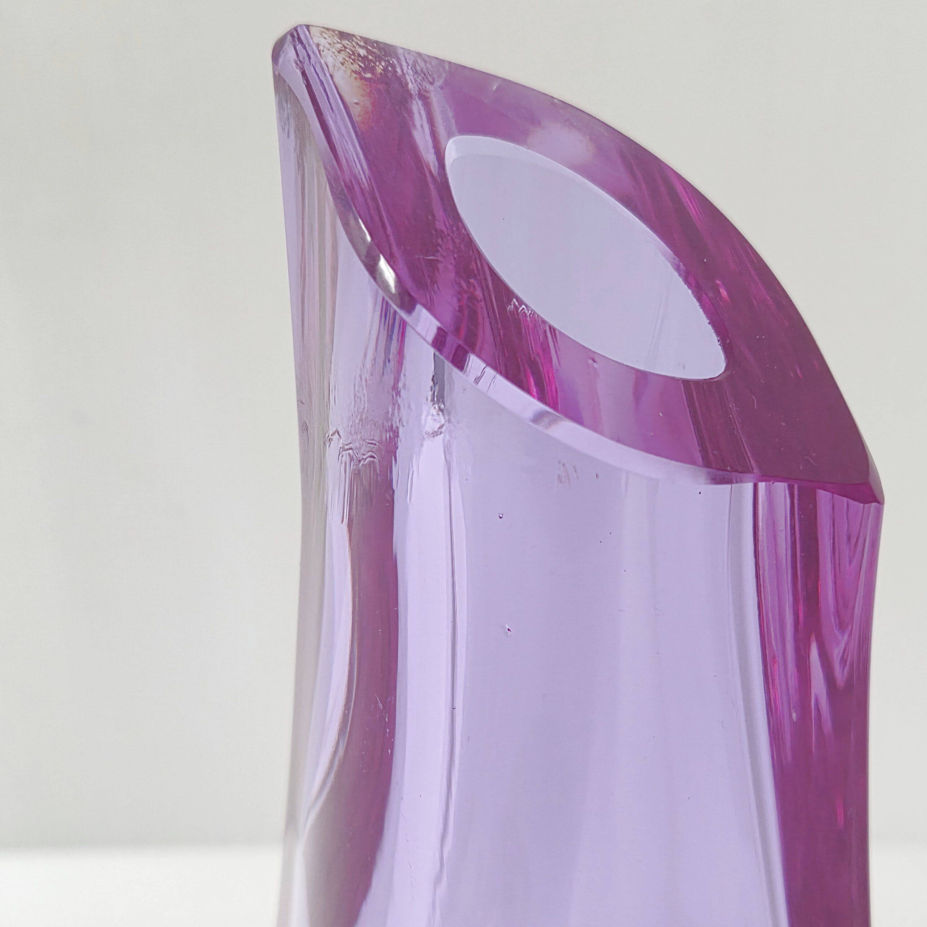 Vintage 1960 glass vase