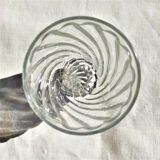 Old cast twisted pressed glass