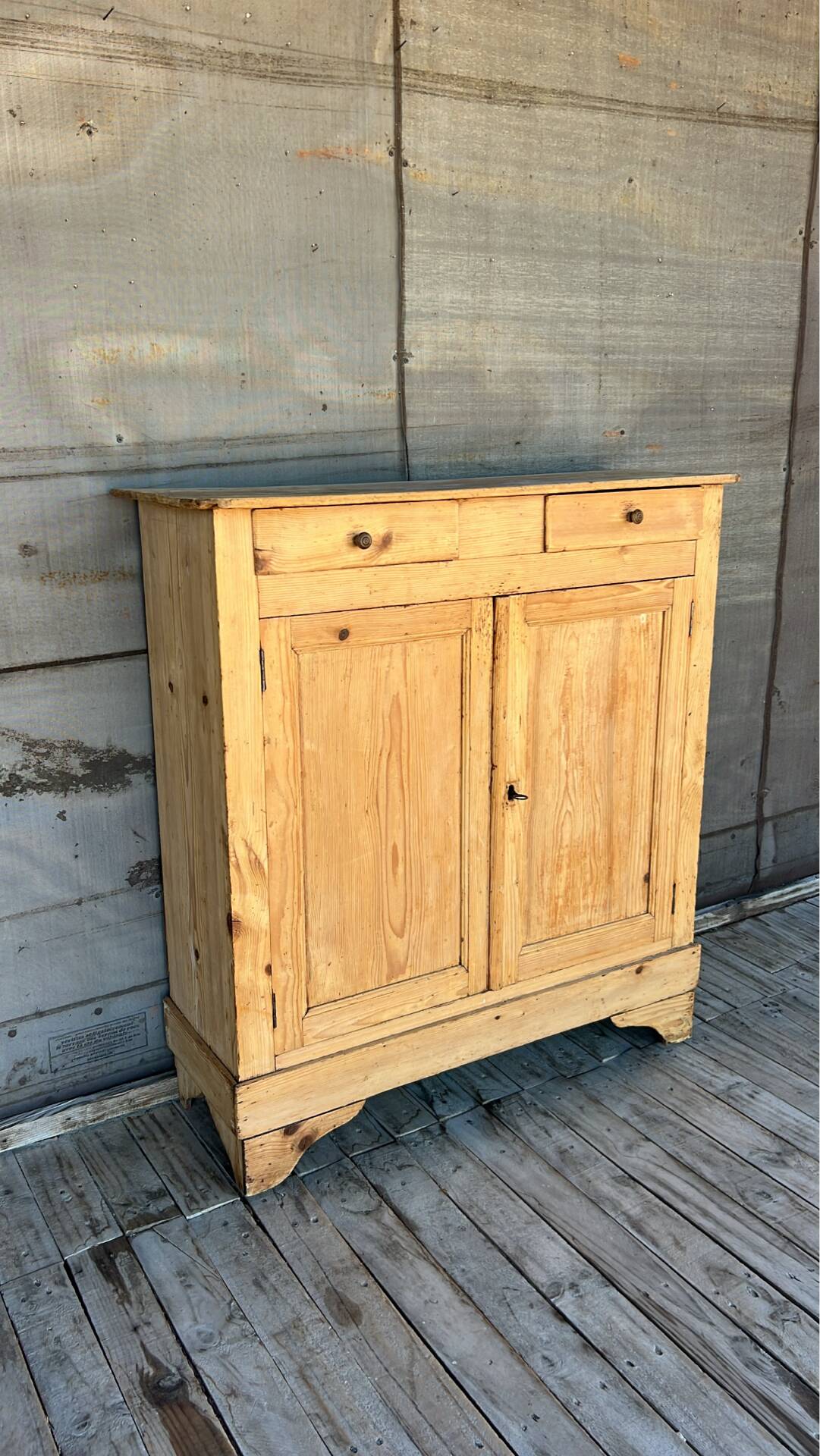 Rustic wooden Parisian buffet