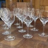 Series 12 Sèvres crystal water glasses - Arpèges model