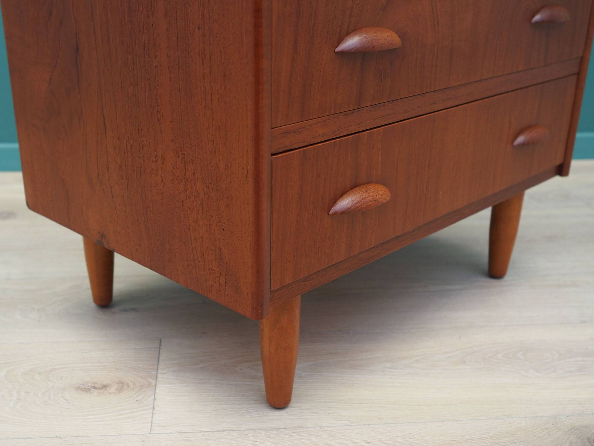 Teak chest of drawers, Danish design, 1970s, production: Denmark