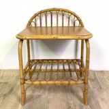 Rattan nightstand