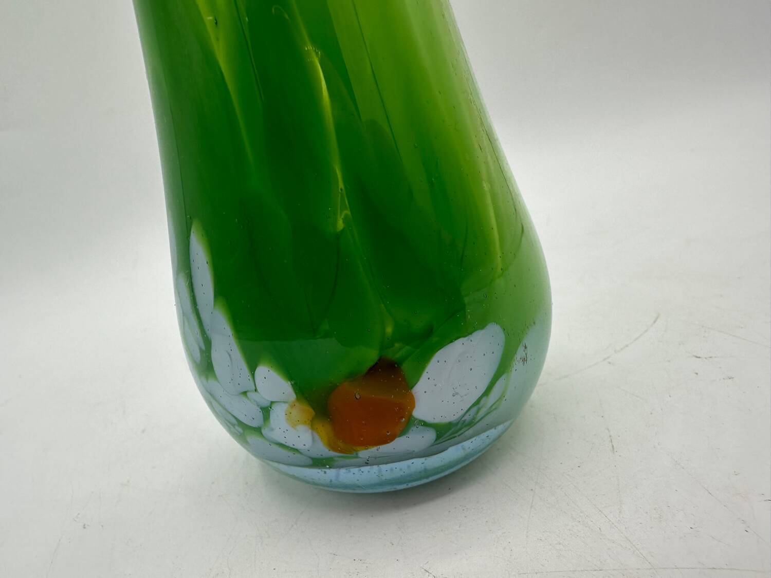 Blown glass vase