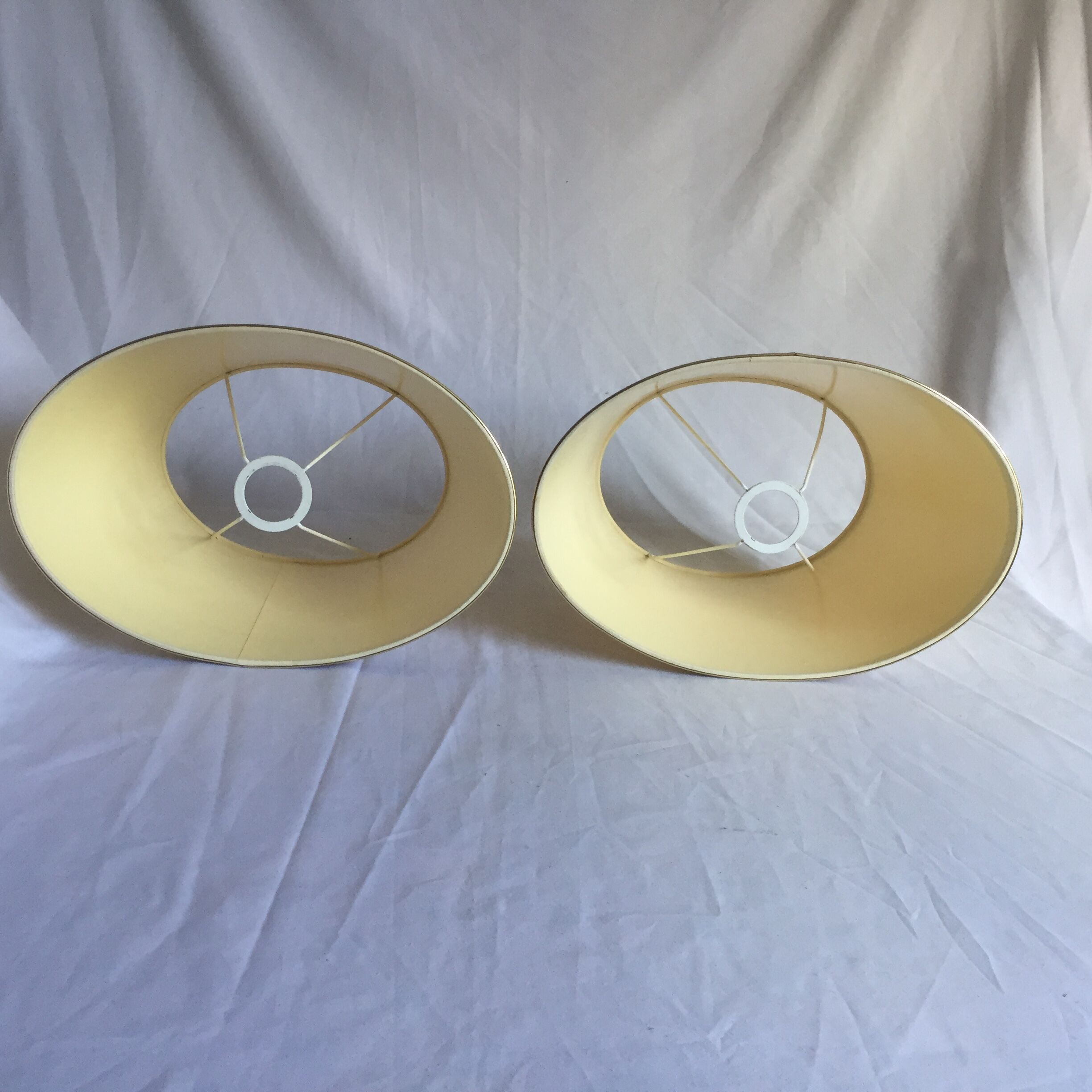 Pair of French 70s lamps Philippe Barbier style