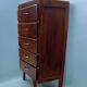 Scandinavian bedside chest of drawers mid-century vintage compass feet