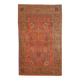 Handmade antique Indian Loristan rug 176cm x 268cm 1880s - 1B143