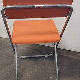 FRAMAR orange folding chair