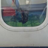 19th century pastel painting - Napoleon III blackened wood frame 40.5 x 35.5