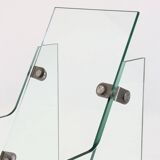 Rare design chair made entirely of tempered glass