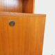 Louis Paolozzi modernist teak bookcase and secretary storage unit
