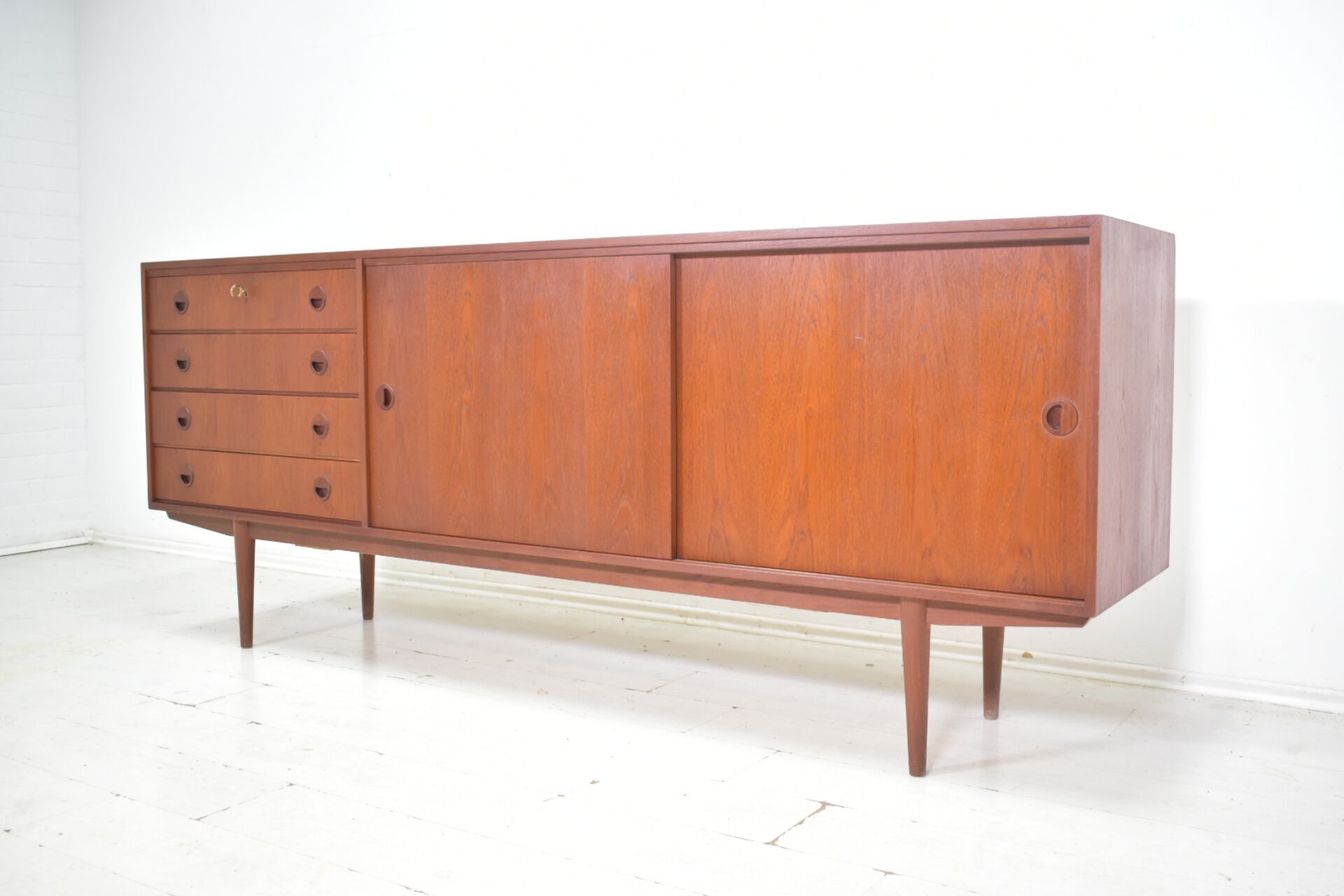 Sideboard by Musterring 1960s Teak Vitrine Mid Century Buffet