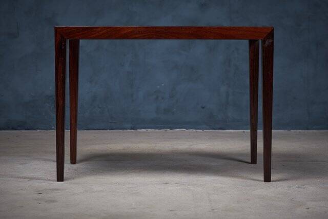 Table Basse en Palissandre par Severin Hansen pour Haslev Møbelsnedkeri, 1950s
