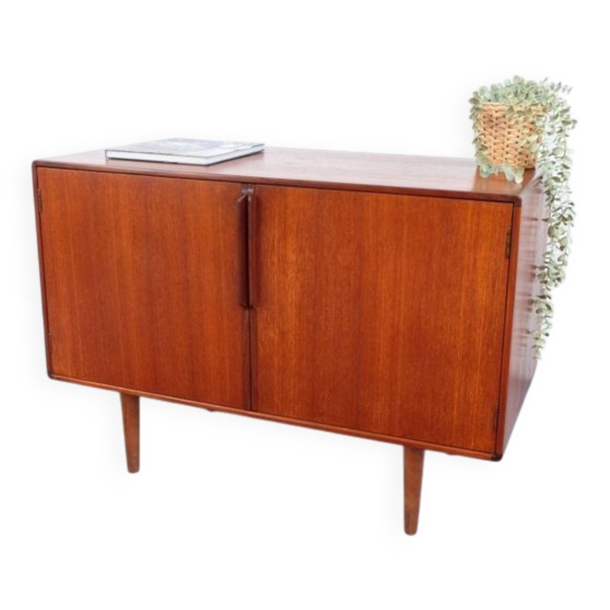 Vintage retro 1960s ASKO commode in teak, mid-century style.