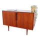 Vintage retro 1960s ASKO commode in teak, mid-century style.