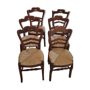 6 chaises de ferme