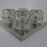 Space Age Glass Cube Lamp from Peill & Putzler, 1960s