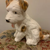 Chien en faïence