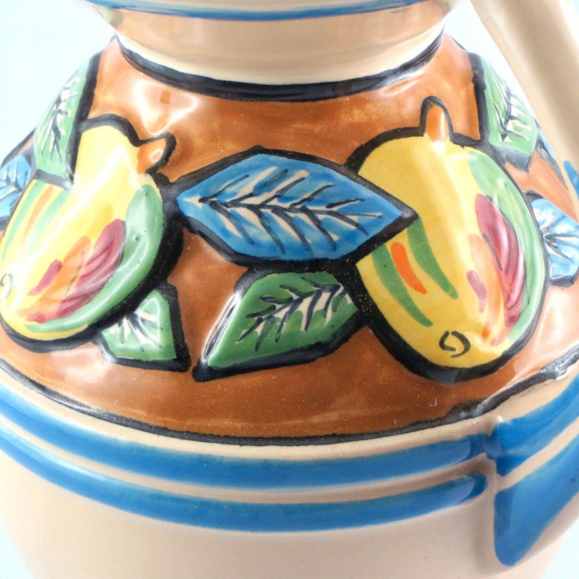 Rare ceramics pichet former pol henriot quimper faïence art deco 1930/sevellec