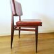 Set of 4 vintage skai chairs