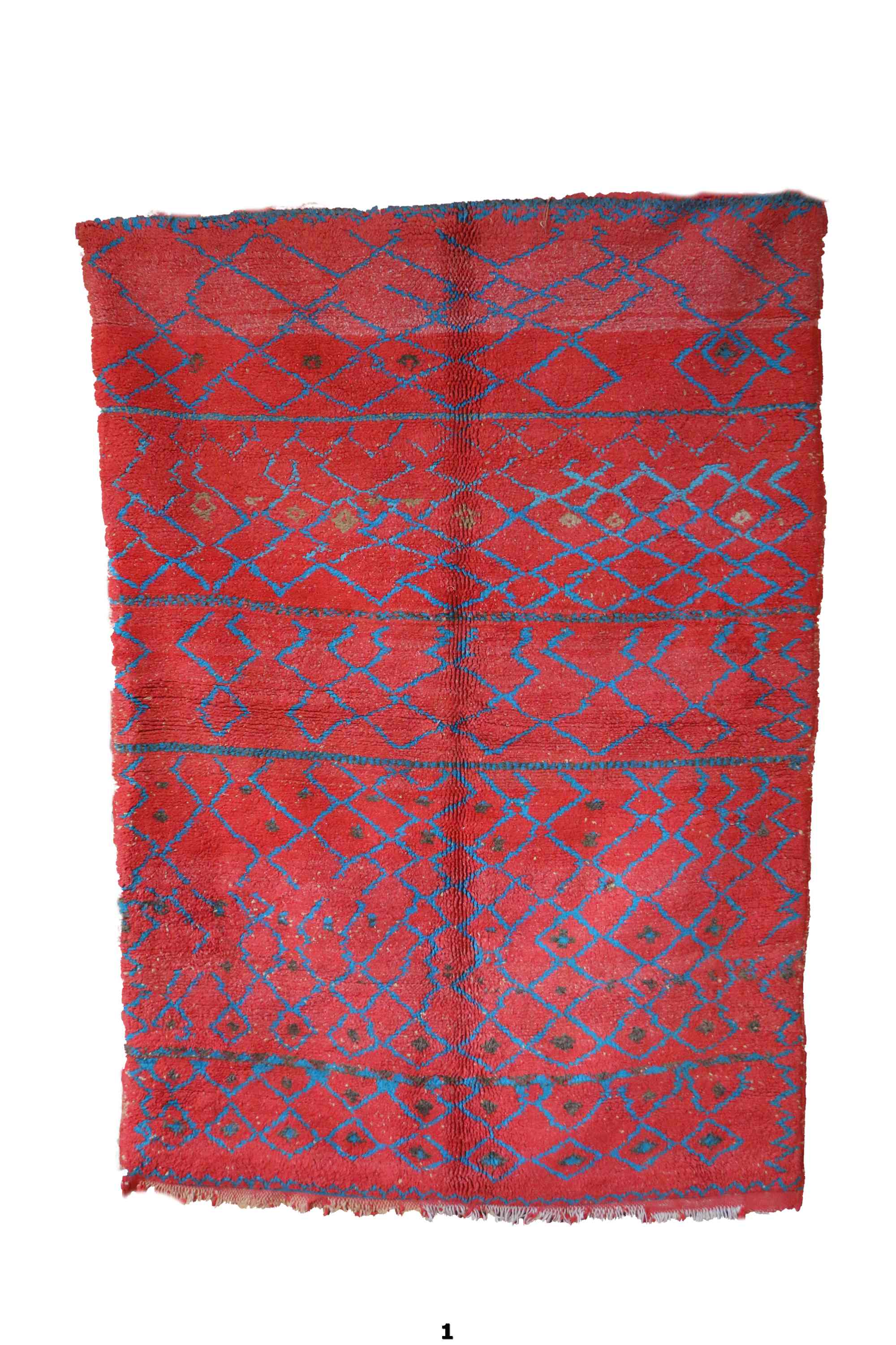 Tapis abstrait marocain - 138 x 200 cm