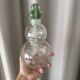 Superb signed blown glass carafe.