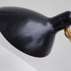 Black office vintage lamp by Jean Boris Lacroix - 1965