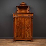 Cabinet époque Biedermeier En Noyer Et Ronce époque XIXeme