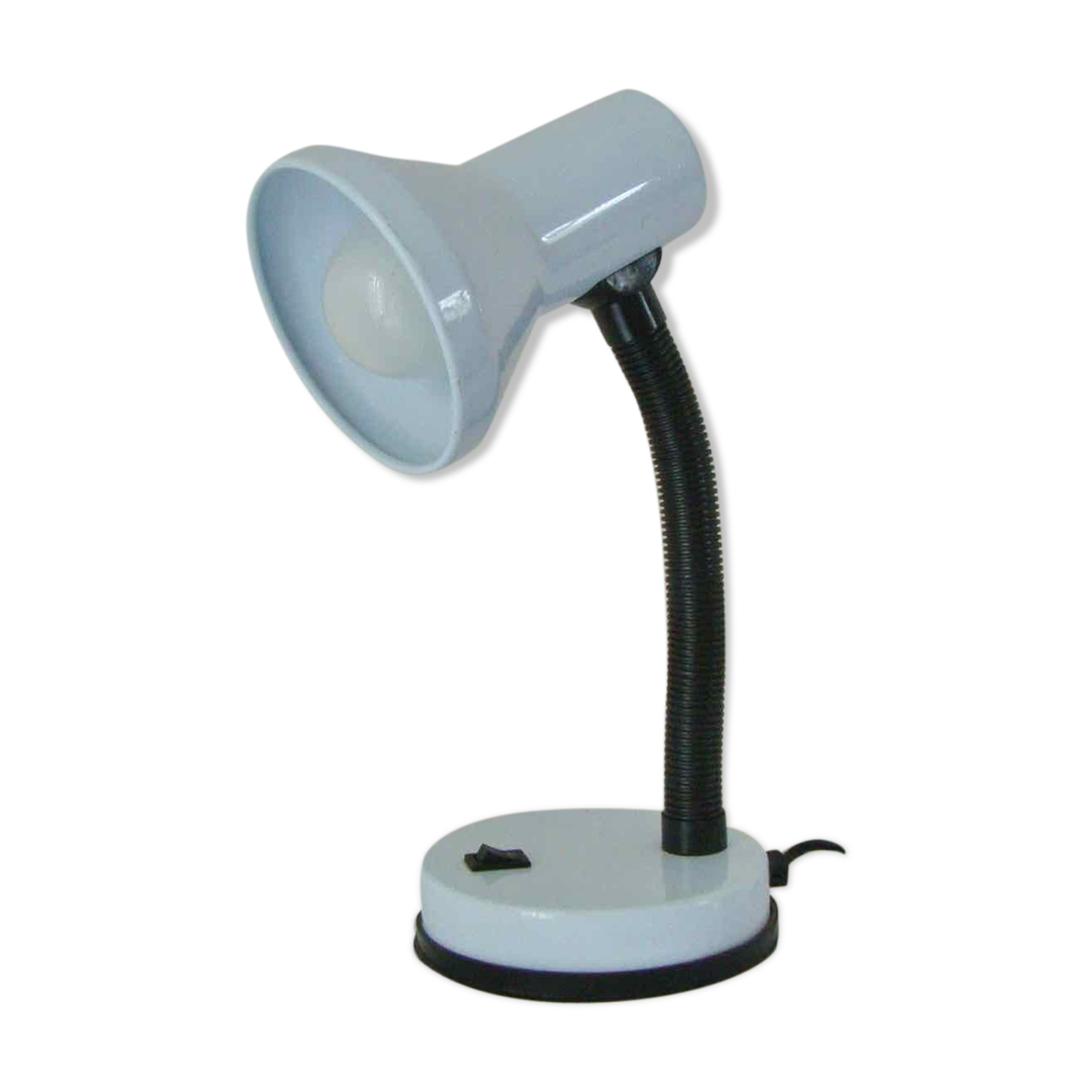 Vintage layette blue office lamp