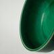 Small ceramic salad bowl / bowl, green, Gien, 1950