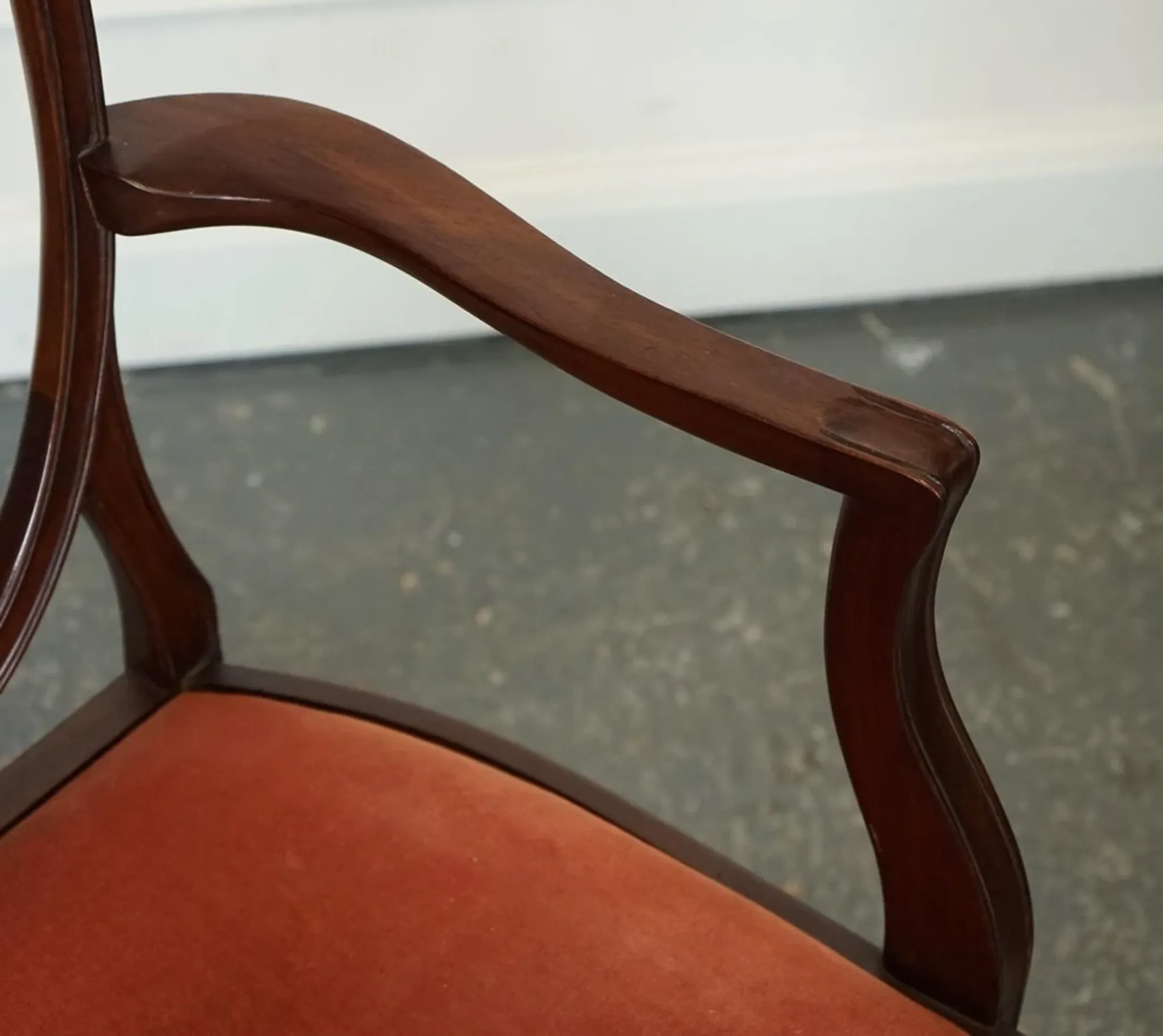 Victorian Hepplewhite Carver Chairs
