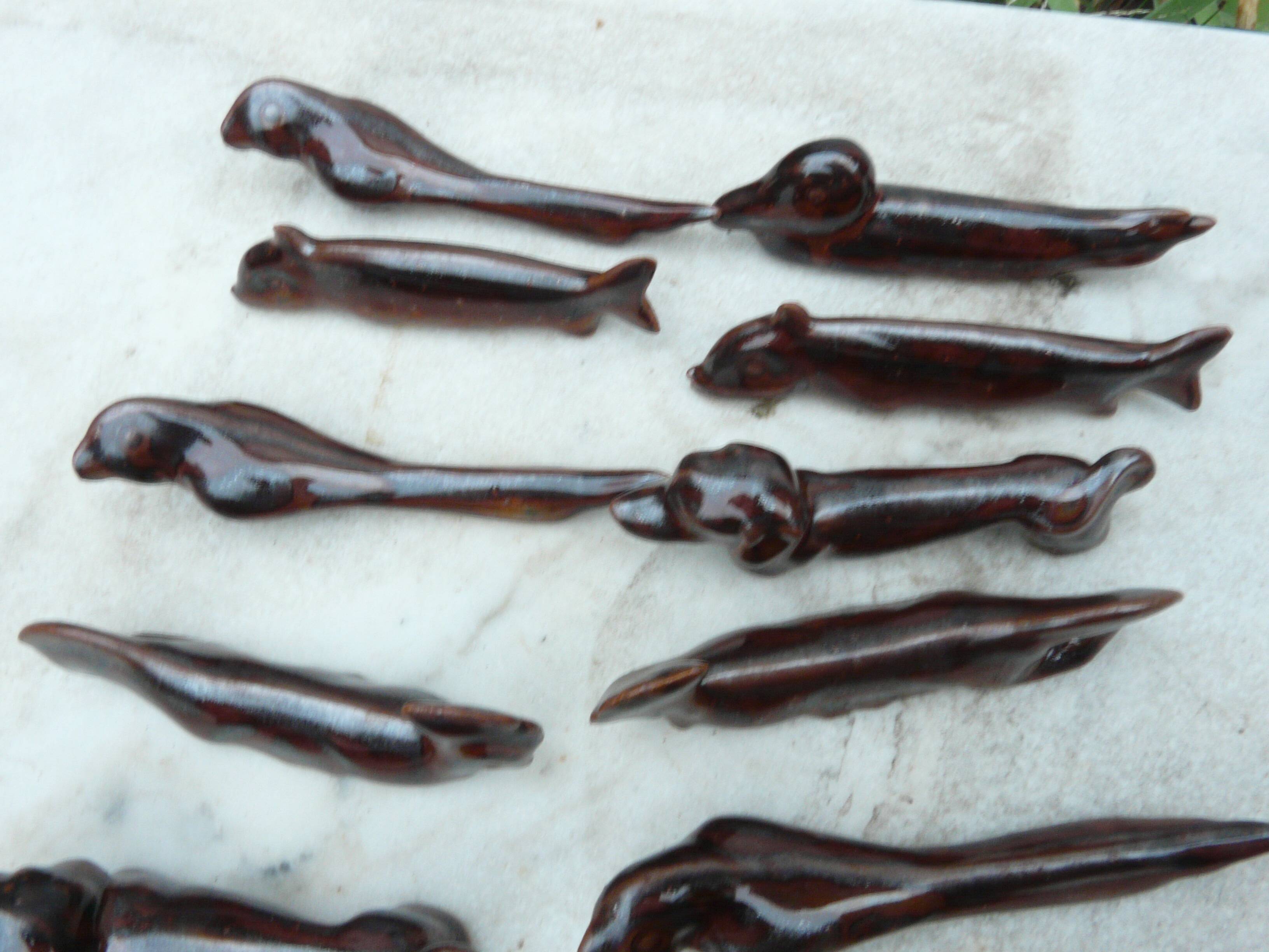 12 ceramic knife holders animals