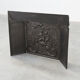 Antique Rococo style Fireback in cast iron, France ca. 1780
