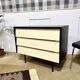 Commode vintage tiroirs inclinés