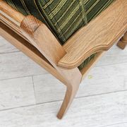 1970s, Danish design, oak wood armchair in furniture wool, original condition.