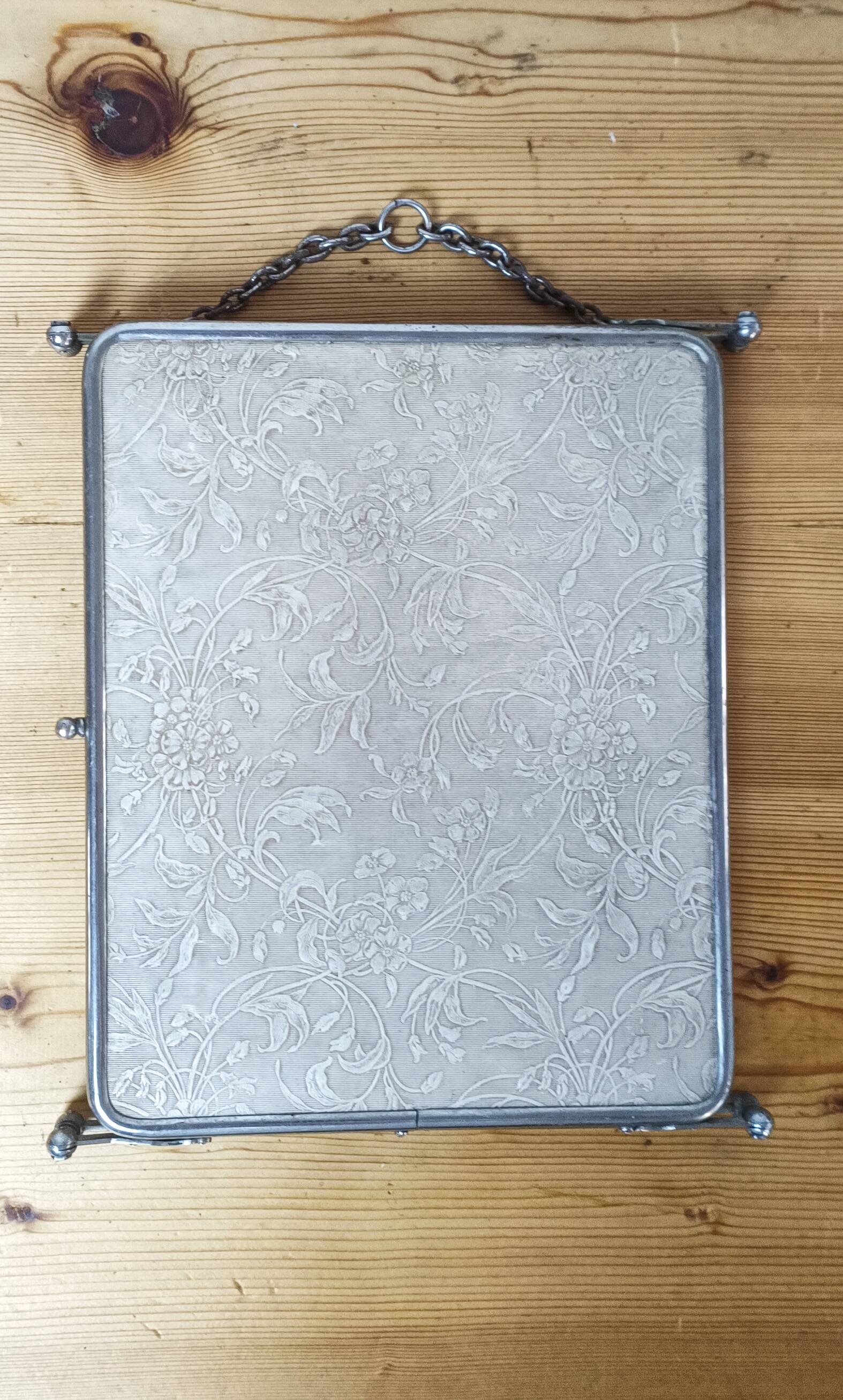 Large triptych mirror